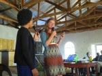 Mercy (pictured with Maeghan Ray Orton from Medic Mobile) at UMCom workshop in Malawi